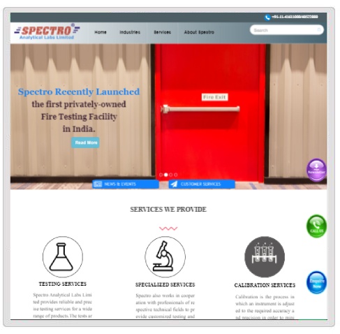 spectro lab website