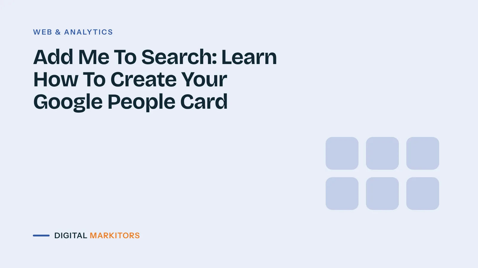 Add Me To Search: Learn How To Create Your Google People Card