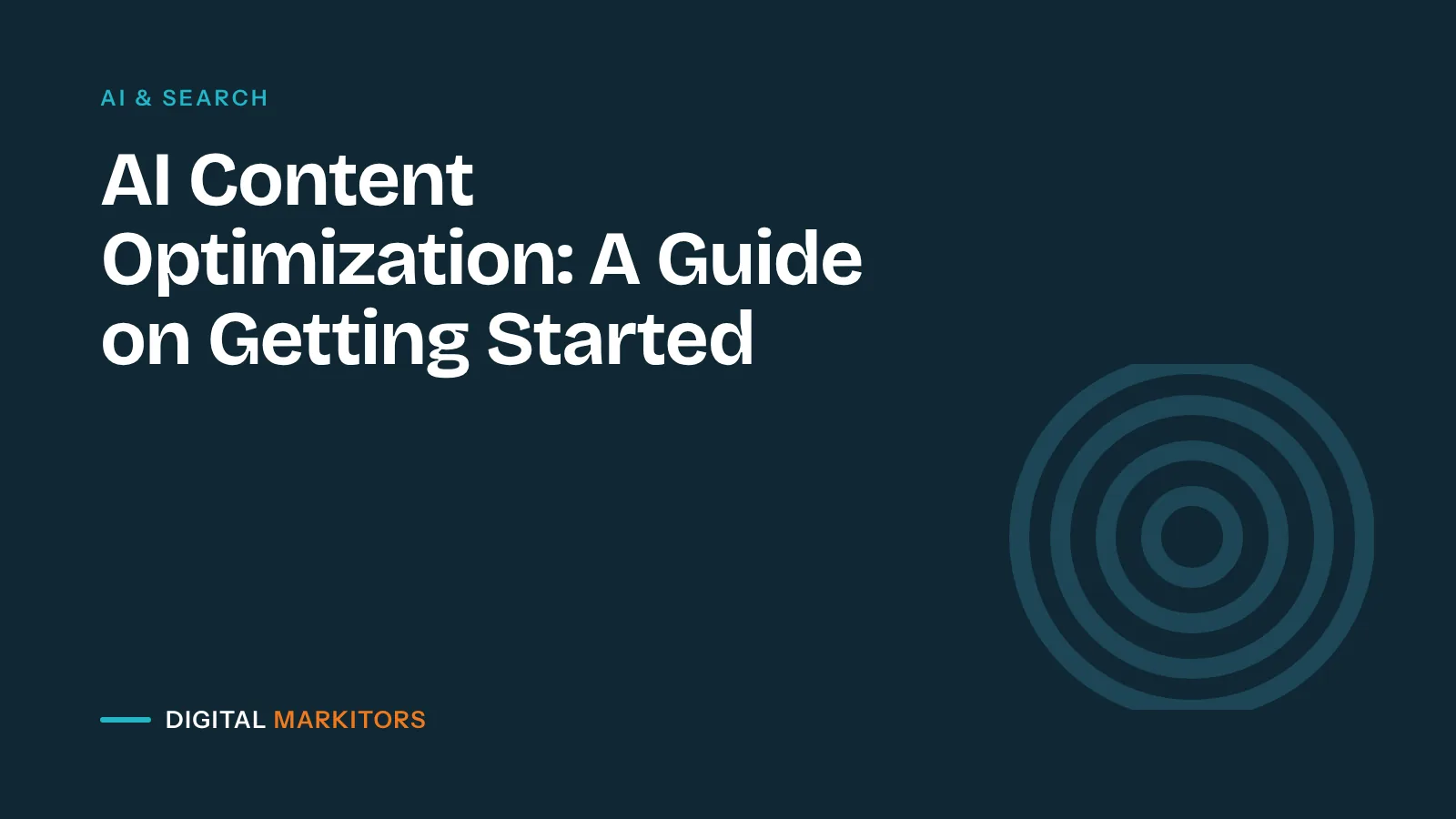AI Content Optimization: A Guide on Getting Started