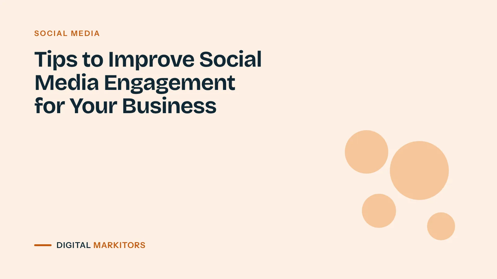 Tips to Improve Social Media Engagement for Your Business
